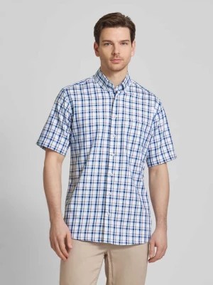 Zdjęcie produktu Koszula biznesowa o kroju modern fit ze wzorem w szkocką kratę Eterna