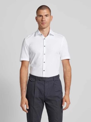 Zdjęcie produktu Koszula biznesowa o kroju slim fit z drobnym wzorem i kołnierzykiem typu kent Jake*s