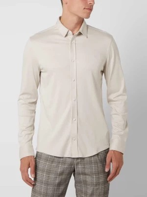Zdjęcie produktu Koszula biznesowa o kroju slim fit z dżerseju CK Calvin Klein