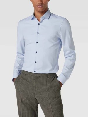 Zdjęcie produktu Koszula biznesowa o kroju slim fit z kołnierzykiem typu cutaway model ‘Modern Kent’ OLYMP No. Six