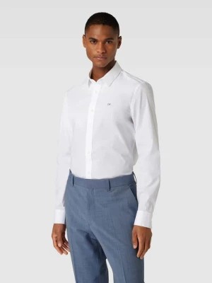 Zdjęcie produktu Koszula biznesowa o kroju slim fit z kołnierzykiem typu kent model ‘POPLIN’ CK Calvin Klein