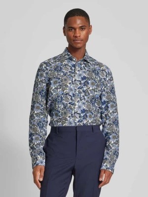 Zdjęcie produktu Koszula biznesowa o kroju slim fit z lnu z kwiatowym wzorem seidensticker