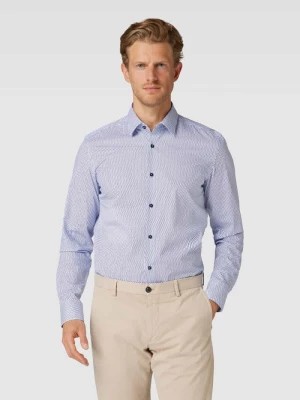 Zdjęcie produktu Koszula biznesowa o kroju slim fit ze wzorem na całej powierzchni Boss