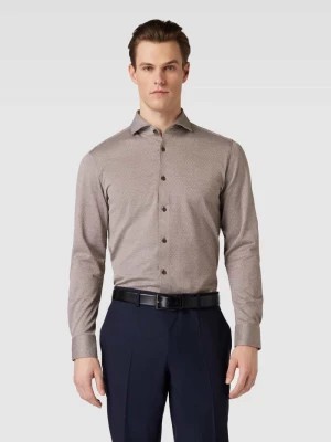 Zdjęcie produktu Koszula biznesowa o kroju slim fit ze wzorem na całej powierzchni model ‘Hal’ Boss