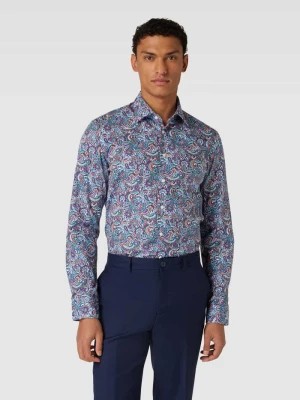 Zdjęcie produktu Koszula biznesowa o kroju slim fit ze wzorem na całej powierzchni seidensticker