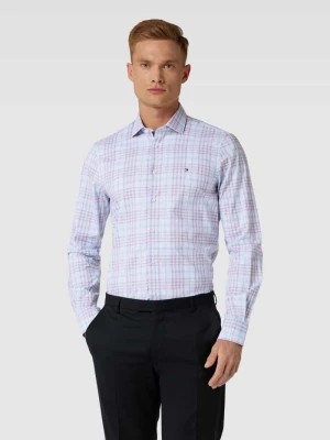 Zdjęcie produktu Koszula biznesowa o kroju stretch slim fit z bawełny ze wzorem w kratę glencheck Tommy Hilfiger Tailored