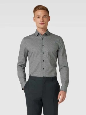 Zdjęcie produktu Koszula biznesowa o kroju super slim fit z fakturowanym wzorem OLYMP No. Six