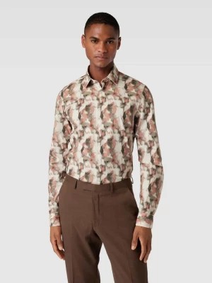 Zdjęcie produktu Koszula biznesowa ze wzorem na całej powierzchni model ‘Bari’ CK Calvin Klein