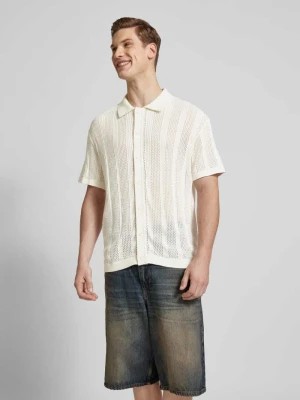Zdjęcie produktu Koszula casualowa o kroju regular fit z ażurowym wzorem model ‘JON’ Redefined Rebel