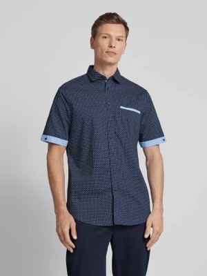 Zdjęcie produktu Koszula casualowa o kroju regular fit ze wzorem na całej powierzchni Christian Berg Men