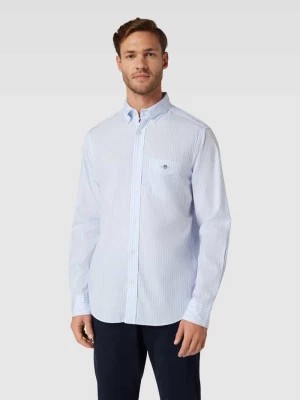 Zdjęcie produktu Koszula casualowa o kroju regular fit ze wzorem w paski model ‘POPLIN’ Gant