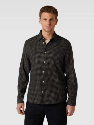 Zdjęcie produktu Koszula casualowa o kroju regular fit ze wzorem w szkocką kratę i wyhaftowanym logo Marc O'Polo