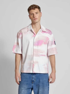 Zdjęcie produktu Koszula casualowa o kroju relaxed fit z efektem batiku model ‘DIFFUSED’ Calvin Klein Jeans