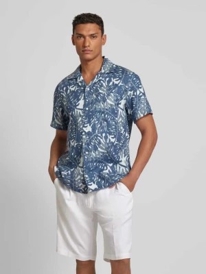 Zdjęcie produktu Koszula casualowa o kroju slim fit z lnu ze wzorem na całej powierzchni Tommy Hilfiger