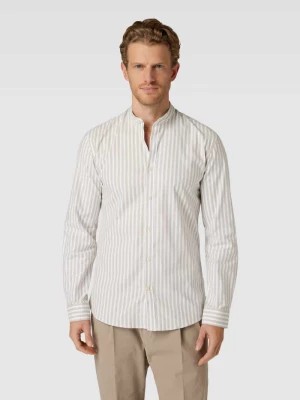Zdjęcie produktu Koszula casualowa o kroju slim fit ze stójką model ‘Manderin’ lindbergh