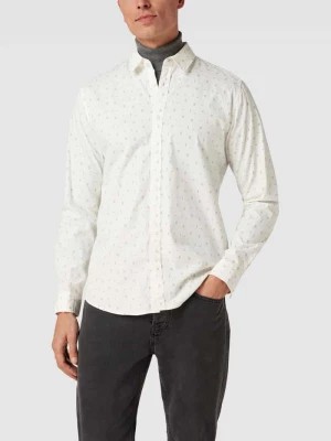 Zdjęcie produktu Koszula casualowa o kroju slim fit ze wzorem na całej powierzchni model ‘SUS MINI’ Esprit