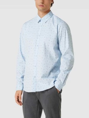 Zdjęcie produktu Koszula casualowa o kroju slim fit ze wzorem na całej powierzchni model ‘SUS MINI’ Esprit