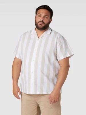 Zdjęcie produktu Koszula casualowa PLUS SIZE ze wzorem w paski model ‘SUMMER’ Jack & Jones Plus