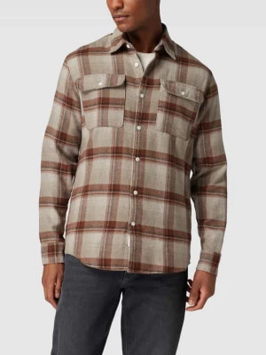 Zdjęcie produktu Koszula casualowa z bawełny z kieszenią na piersi Selected Homme