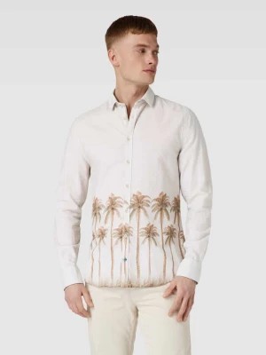 Zdjęcie produktu Koszula casualowa z kołnierzykiem typu kent model ‘Palms’ Colours & Sons