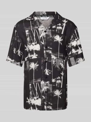 Zdjęcie produktu Koszula casualowa z wiskozy ze wzorem na całej powierzchni Calvin Klein Underwear