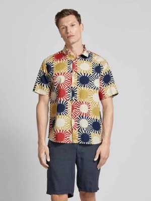 Zdjęcie produktu Koszula casualowa z wzorem na całej powierzchni thinking mu