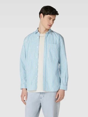 Zdjęcie produktu Koszula casualowa ze wzorem w paski model ‘relaxed stripe’ Tom Tailor Denim