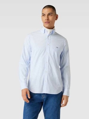 Zdjęcie produktu Koszula casulowa o kroju regular fit ze wzorem w kratkę vichy model ‘POPLIN’ Gant