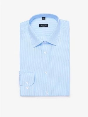 Zdjęcie produktu koszula cofino 3168t długi rękaw slim fit niebieski Recman