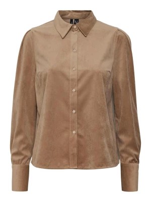 Zdjęcie produktu Vero Moda Koszula "Ida" - Regular fit - w kolorze jasnobrązowym rozmiar: XS