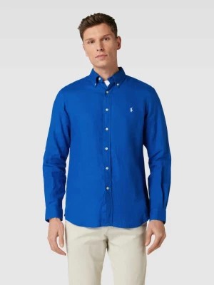 Zdjęcie produktu Koszula lniana o kroju custom fit z wyhaftowanym logo Polo Ralph Lauren