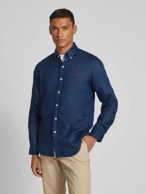 Zdjęcie produktu Koszula lniana o kroju custom fit z wyhaftowanym logo Polo Ralph Lauren