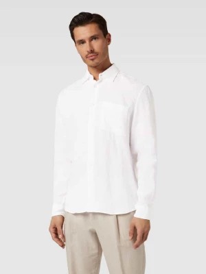 Zdjęcie produktu Koszula lniana o kroju regular fit z kieszenią na piersi Marc O'Polo