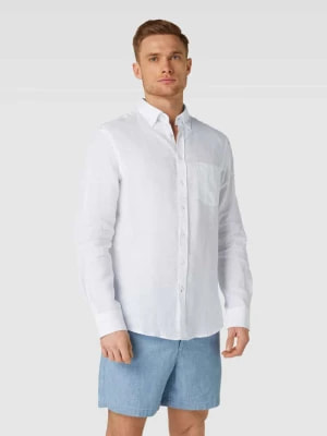 Zdjęcie produktu Koszula lniana o kroju regular fit z kołnierzykiem typu button down Christian Berg Men
