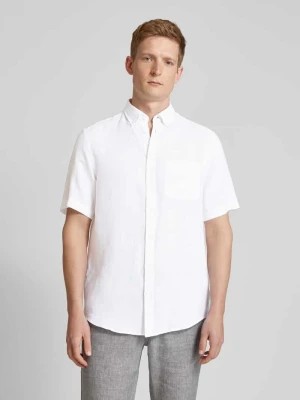 Zdjęcie produktu Koszula lniana o kroju regular fit z kołnierzykiem typu button down Christian Berg Men