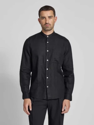 Zdjęcie produktu Koszula lniana o kroju regular fit ze stójką Marc O'Polo
