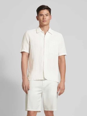 Zdjęcie produktu Koszula lniana o kroju regular fit ze wzorem w paski Marc O'Polo