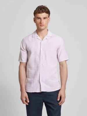 Zdjęcie produktu Koszula lniana o kroju slim fit z rękawem o dł. 1/2 model ‘CAIDEN’ Only & Sons