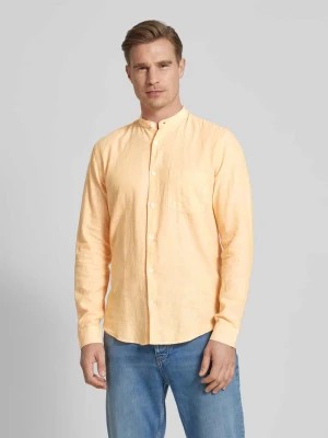 Zdjęcie produktu Koszula lniana o kroju slim fit z tkanym wzorem lindbergh
