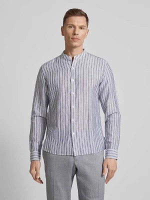 Zdjęcie produktu Koszula lniana o kroju slim fit ze stójką Michael Kors