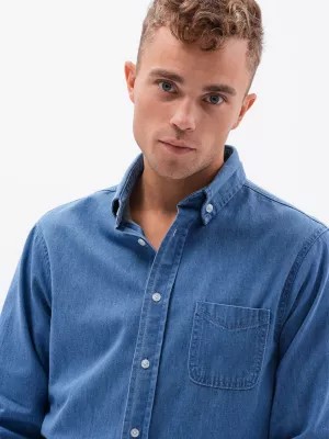 Zdjęcie produktu Koszula męska klasyczna jeansowa -niebieska V1 K568
 -                                    S