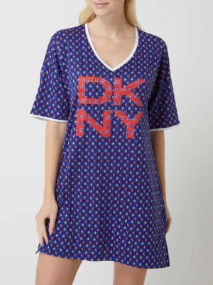 Zdjęcie produktu Koszula nocna ze wzorem na całej powierzchni DKNY
