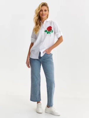 Zdjęcie produktu Koszula o luźnym kroju z motywem róży TOP SECRET