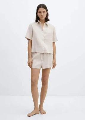 Zdjęcie produktu Koszula od piżamy z lnu Mango