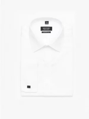Zdjęcie produktu koszula saverne 3517 na spinki custom fit biała Recman