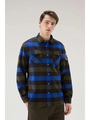Zdjęcie produktu Woolrich Koszula "Trail" - Regular fit - w kolorze niebieskim ze wzorem rozmiar: S