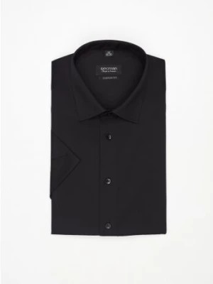 Zdjęcie produktu koszula versone 3092 krótki rękaw custom fit czarny Recman