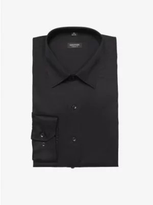 Zdjęcie produktu koszula versone 3153m długi rękaw custom fit czarny Recman