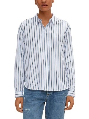 Zdjęcie produktu comma Koszula w kolorze biało-niebieskim rozmiar: 44