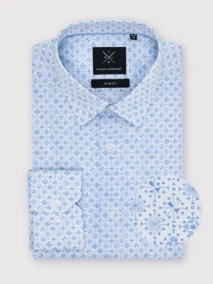Zdjęcie produktu Koszula w kolorze białym w błękitny wzór Pako Lorente